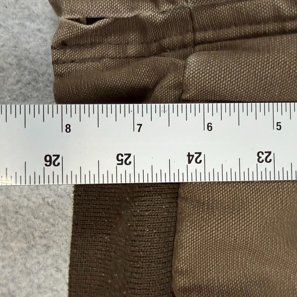 Wolverine Jacket Mens XL Brown Workwear Outdoors Utility Zip Hooded Distressed - Picture 3 of 7